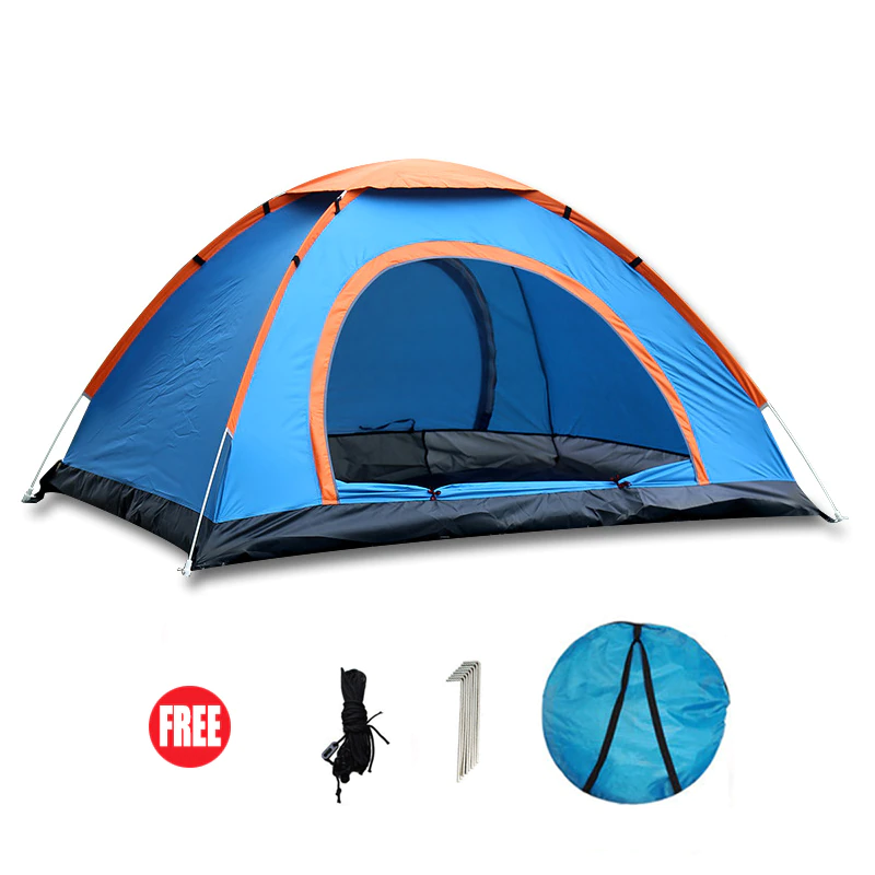 Cheap Goat Tents Portable Light Camping  Tent Suitable For 3 5 People Easy Instant Setup Protable Backpacking For Sun Shelter,Travelling,Hiking   